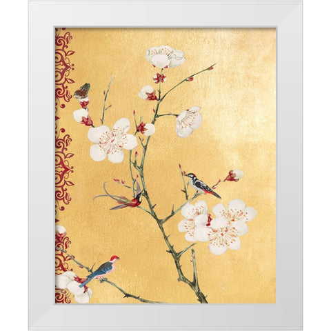 Regality I White Modern Wood Framed Art Print by Smith, Karen