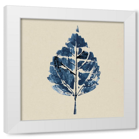 Skeleton Leaf I White Modern Wood Framed Art Print by Smith, Karen