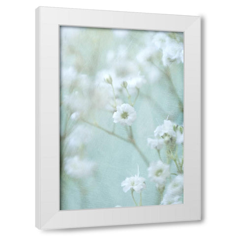 Soft Whisper II White Modern Wood Framed Art Print by Stalus, Judy