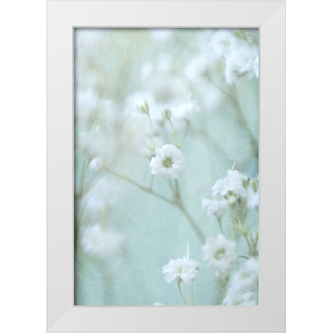 Soft Whisper II White Modern Wood Framed Art Print by Stalus, Judy