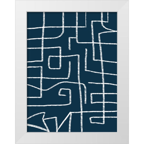 This is Where I Leave You I White Modern Wood Framed Art Print by Schlotzhauer, Jim