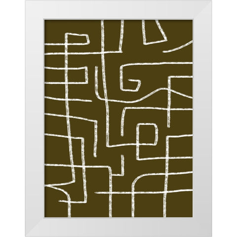 This is Where I Leave You II White Modern Wood Framed Art Print by Schlotzhauer, Jim
