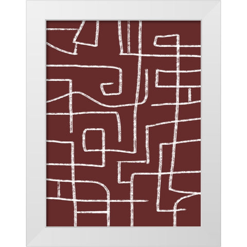 This is Where I Leave You IV White Modern Wood Framed Art Print by Schlotzhauer, Jim