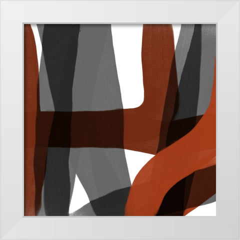 Wherewithal II White Modern Wood Framed Art Print by Schlotzhauer, Jim