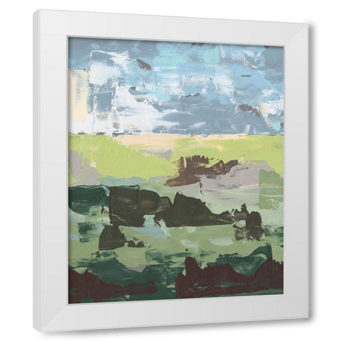 Dream Field I White Modern Wood Framed Art Print by Moore, Regina