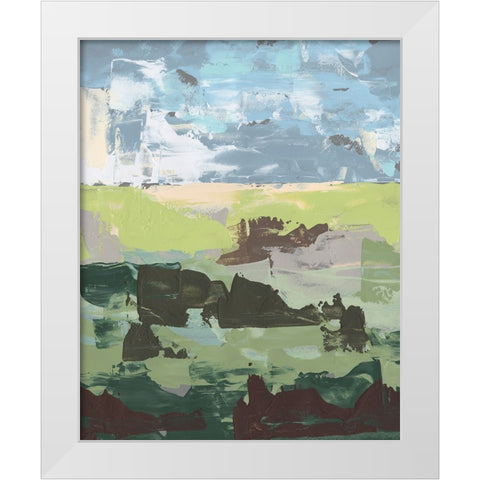 Dream Field I White Modern Wood Framed Art Print by Moore, Regina