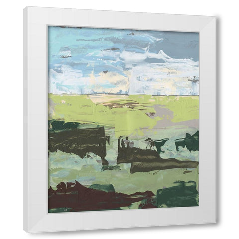 Dream Field II White Modern Wood Framed Art Print by Moore, Regina