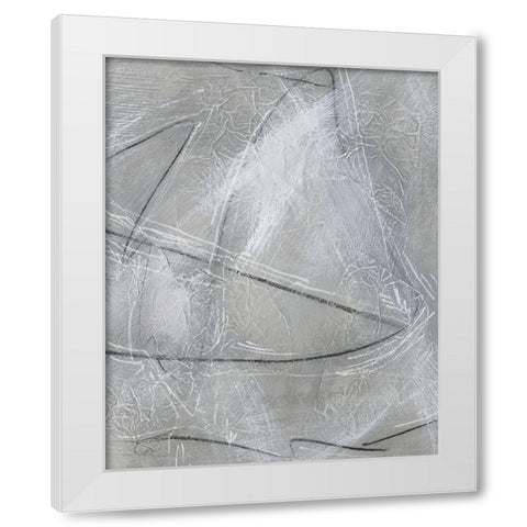 Aluminum I White Modern Wood Framed Art Print by Moore, Regina