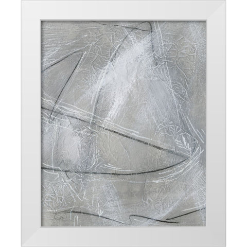 Aluminum I White Modern Wood Framed Art Print by Moore, Regina