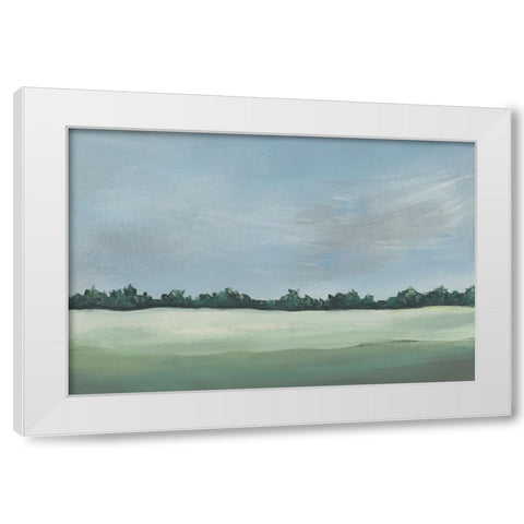 Pastoralis I White Modern Wood Framed Art Print by Moore, Regina