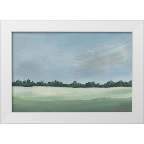 Pastoralis I White Modern Wood Framed Art Print by Moore, Regina