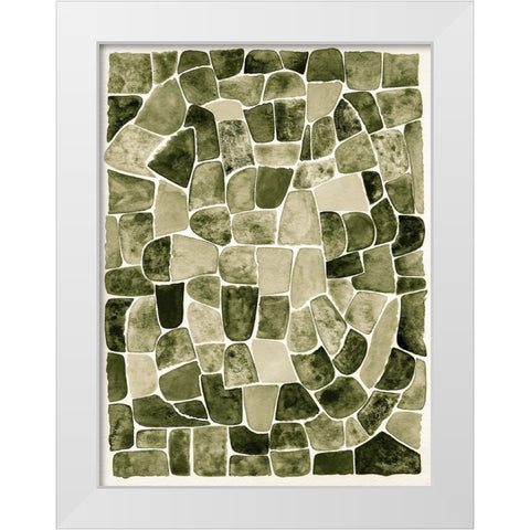 Walkways II White Modern Wood Framed Art Print by Galapon, Nikki