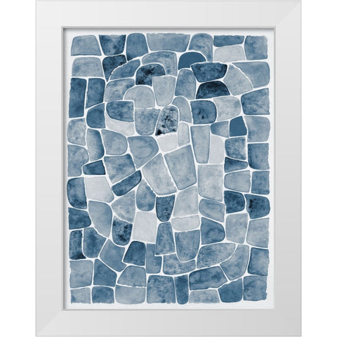 Walkways III White Modern Wood Framed Art Print by Galapon, Nikki