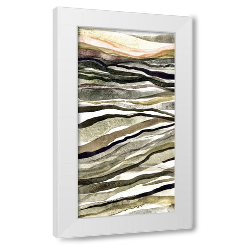 Waterscapes II White Modern Wood Framed Art Print by Galapon, Nikki