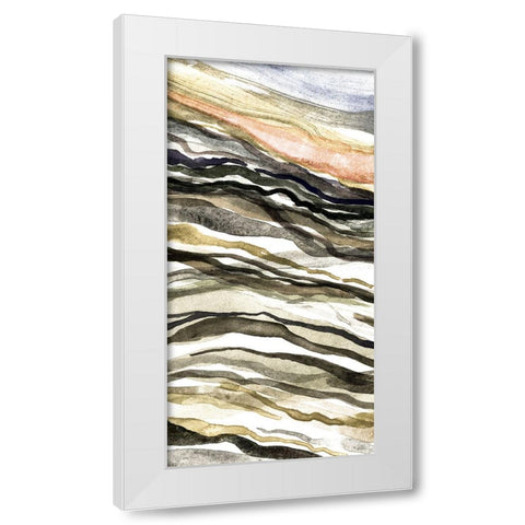 Waterscapes III White Modern Wood Framed Art Print by Galapon, Nikki