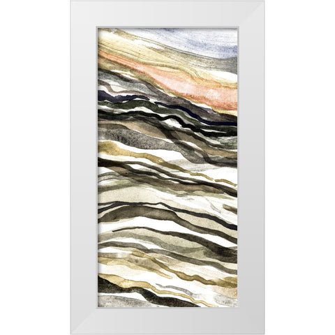 Waterscapes III White Modern Wood Framed Art Print by Galapon, Nikki