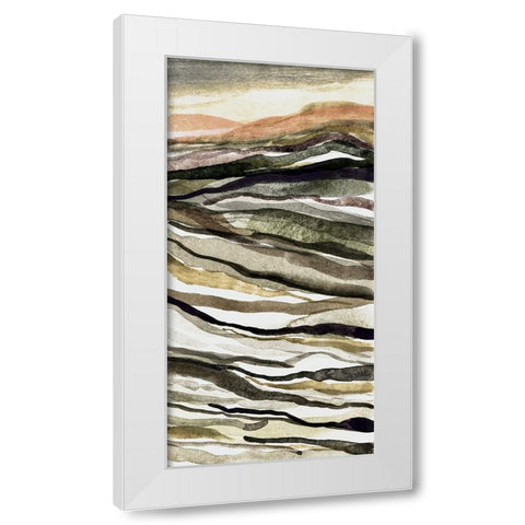 Waterscapes IV White Modern Wood Framed Art Print by Galapon, Nikki