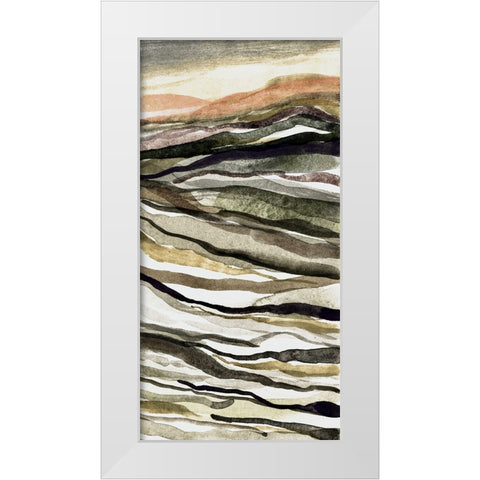 Waterscapes IV White Modern Wood Framed Art Print by Galapon, Nikki