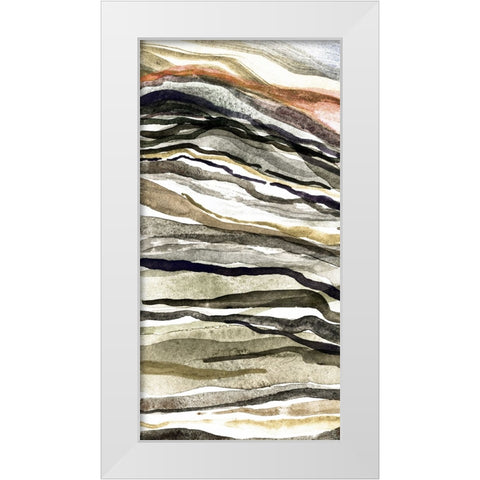 Waterscapes V White Modern Wood Framed Art Print by Galapon, Nikki