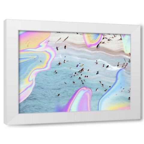 Summer Heatwave II White Modern Wood Framed Art Print by Barnes, Victoria