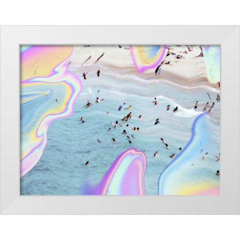 Summer Heatwave II White Modern Wood Framed Art Print by Barnes, Victoria