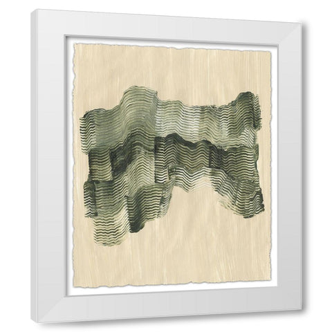 Chlorophyll I White Modern Wood Framed Art Print by Lam, Vanna