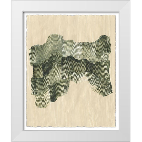 Chlorophyll I White Modern Wood Framed Art Print by Lam, Vanna
