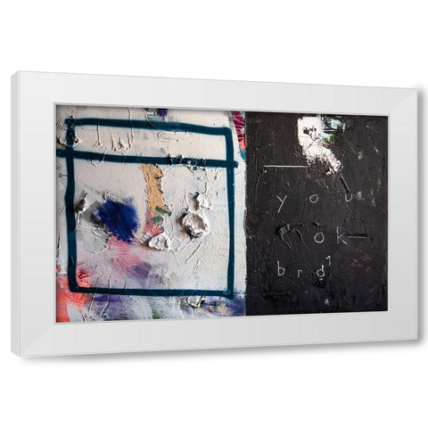 Being Ok II White Modern Wood Framed Art Print by Youngstrom, Kent