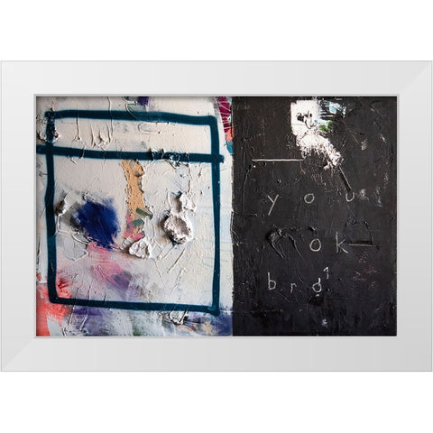 Being Ok II White Modern Wood Framed Art Print by Youngstrom, Kent