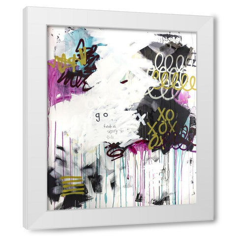 Find a Story White Modern Wood Framed Art Print by Youngstrom, Kent