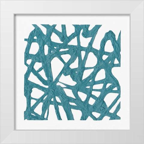 Casting the Net I White Modern Wood Framed Art Print by Saunders, Alonzo