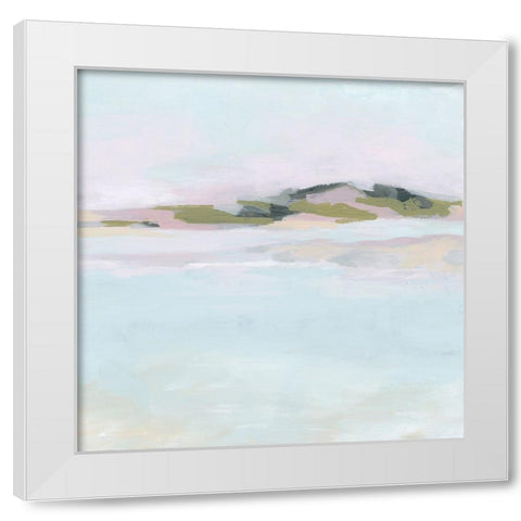 Calypso Sunrise II White Modern Wood Framed Art Print by Vess, June Erica