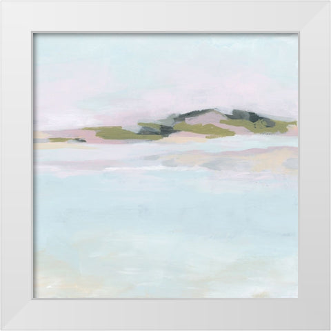 Calypso Sunrise II White Modern Wood Framed Art Print by Vess, June Erica