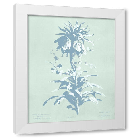 Mint Lilium I White Modern Wood Framed Art Print by Dussurgey, Chabal
