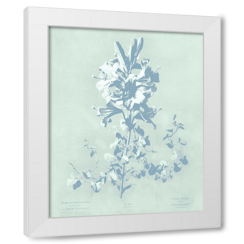 Mint Lilium II White Modern Wood Framed Art Print by Dussurgey, Chabal