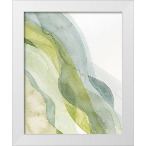 Seaweed Swill I White Modern Wood Framed Art Print by Popp, Grace