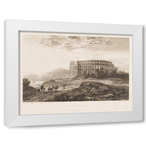 CWFs Antiquities of Pola, Ruins I White Modern Wood Framed Art Print by Unknown