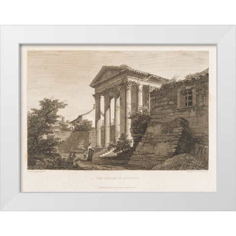 CWFs Antiquities of Pola, Ruins II White Modern Wood Framed Art Print by Unknown