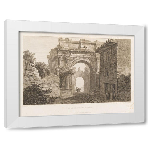 CWFs Antiquities of Pola, Ruins III White Modern Wood Framed Art Print by Unknown