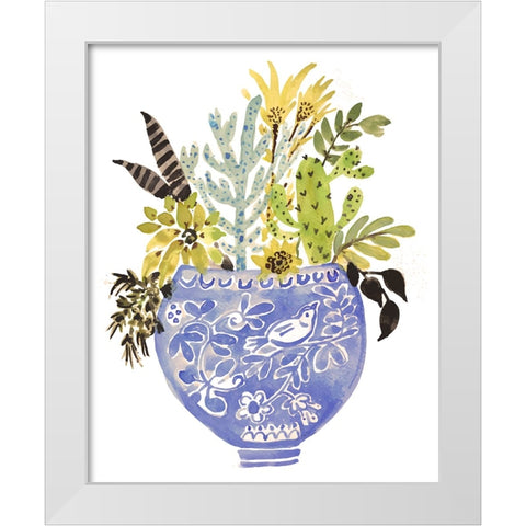 Sweet Arrangement IV White Modern Wood Framed Art Print by Fields, Karen