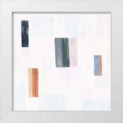 Somatic I White Modern Wood Framed Art Print by Lam, Vanna