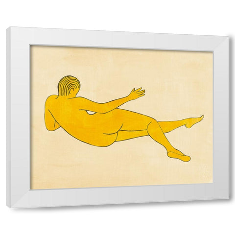 Sunshine Lounge I White Modern Wood Framed Art Print by Popp, Grace