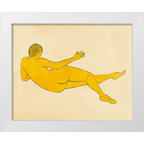 Sunshine Lounge I White Modern Wood Framed Art Print by Popp, Grace