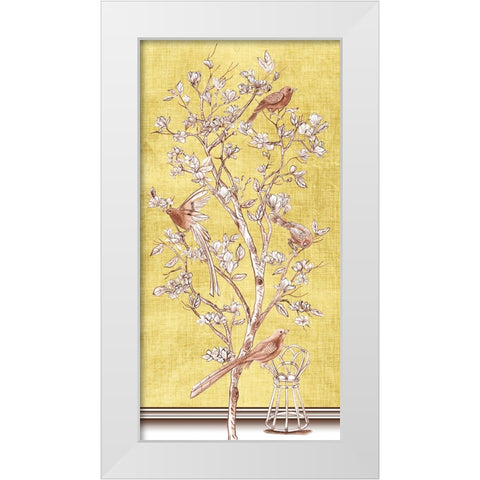 Nature in Autumn II White Modern Wood Framed Art Print by Wang, Melissa