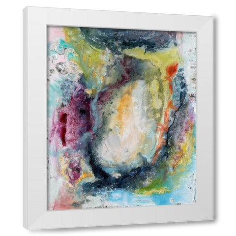 Prism Mirror II White Modern Wood Framed Art Print by Willett, Michael