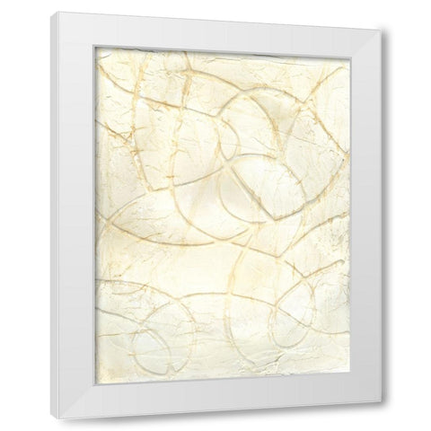 Curved Conduits I White Modern Wood Framed Art Print by Willett, Michael