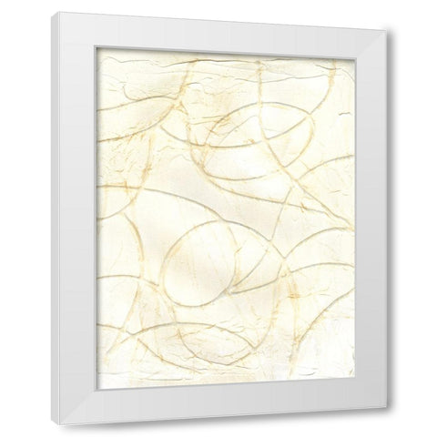 Curved Conduits II White Modern Wood Framed Art Print by Willett, Michael