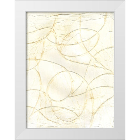 Curved Conduits II White Modern Wood Framed Art Print by Willett, Michael