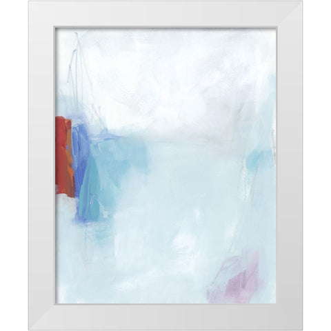Available Space I White Modern Wood Framed Art Print by Vess, June Erica