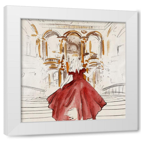 Feeling Grand II White Modern Wood Framed Art Print by Wang, Melissa